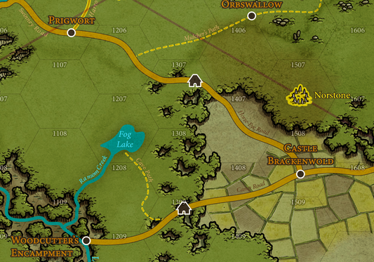 Preview: Dolmenwood Campaign Map