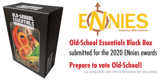 Old-School Essentials Submitted to the ENnies!