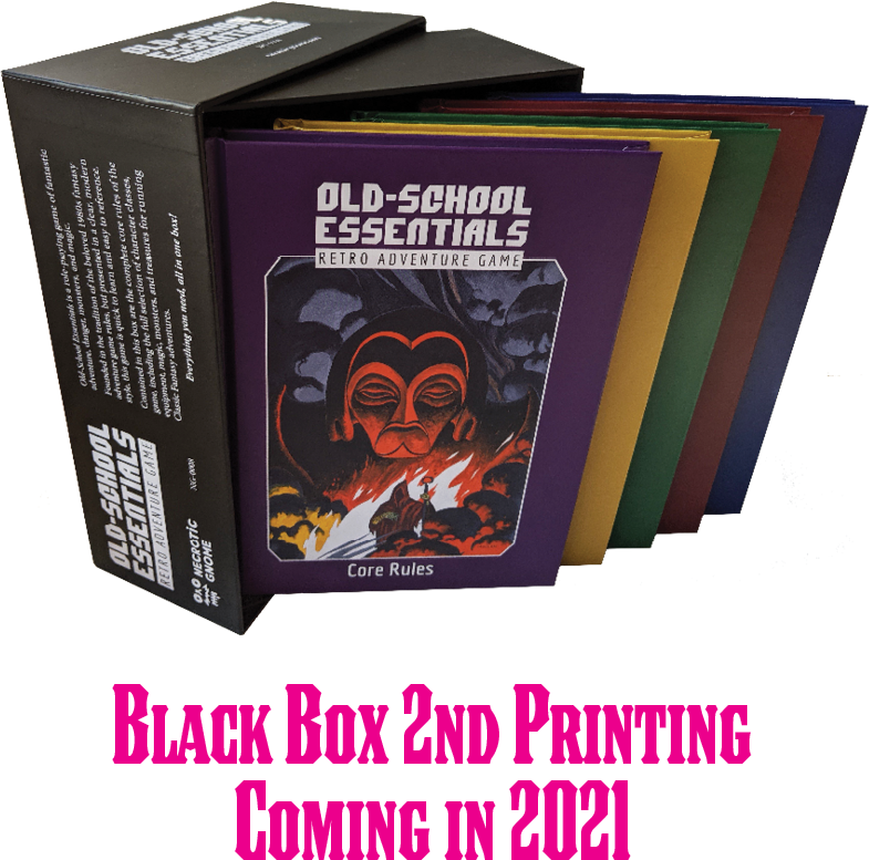 Old-School Essentials Black Box 2nd Printing