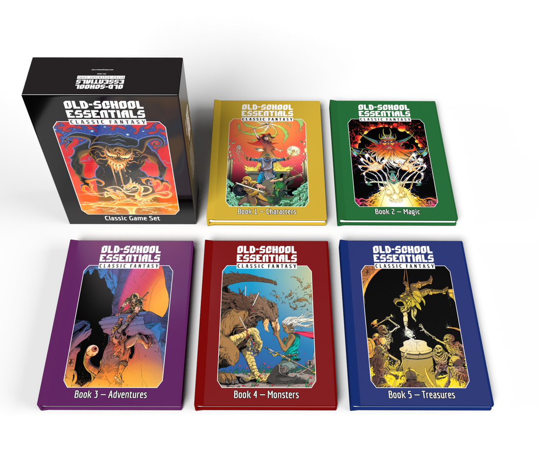 The Old-School Essentials Box Set is Back, Carcass Crawler Issue #2, Third-Party Kickstarters, and more!