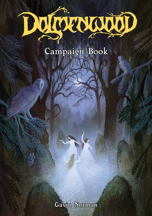 Preview: Dolmenwood Campaign Book Cover!