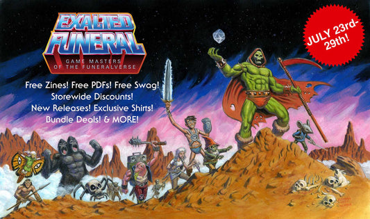 Sizzling Summer Sales at EF and DTRPG! Catch Gavin at PAX Unplugged! New Releases!