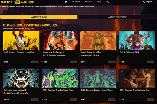 Five OSE Modules Just Hit Foundry! Plus, OSE Month Collab Feature, and New Third-Party Adventures!