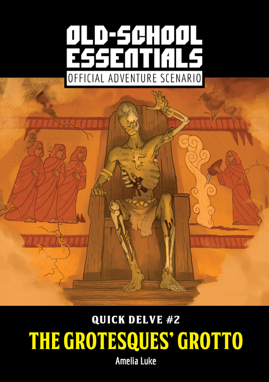 Cover Reveal: Quick Delve #2 + New OSE Sheets, Solo Gamebooks, & More!