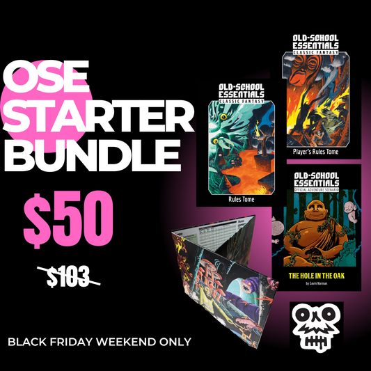 Old-School Essentials Black Friday/Cyber Monday sales!