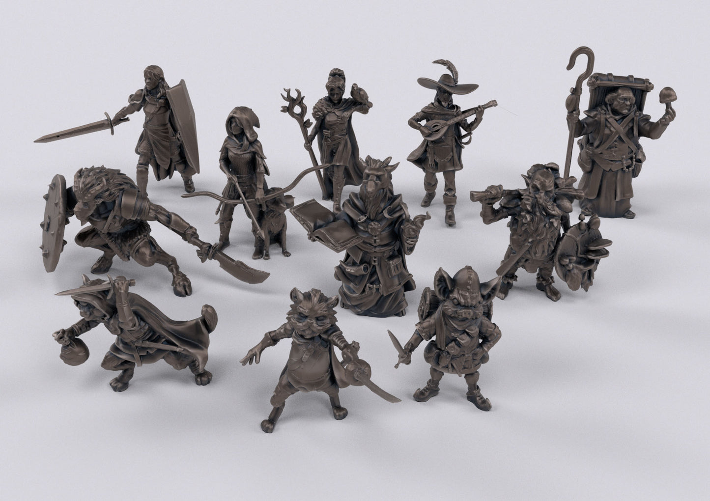 IN DEVELOPMENT: Dolmenwood Player Character Minis