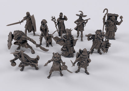 COMING SOON: Adventuring Party Miniatures Set