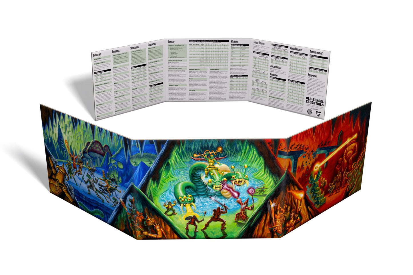 Old-School Essentials Deluxe Referee's Screen