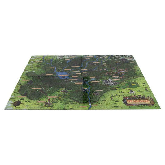 Dolmenwood Cloth Player's Map